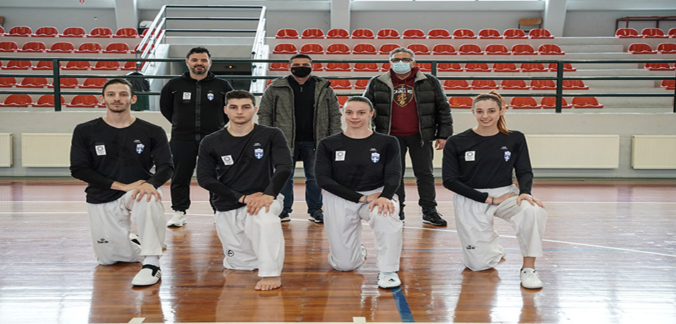 Επίσκεψη Θωμαίδη, Φυσεντζίδη στην προετοιμασία της Προολυμπιακής ομάδας